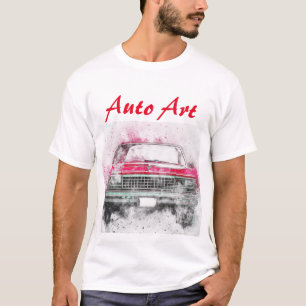 Camiseta Gráfico de Auto Art Artistic Car