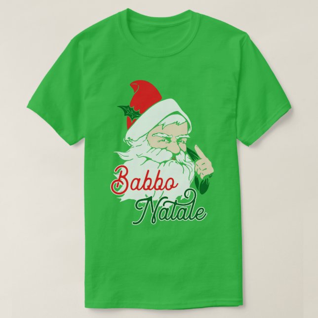 Camiseta Gráfico de Babbo Natale Italian Santa Claus (Diseño del anverso)