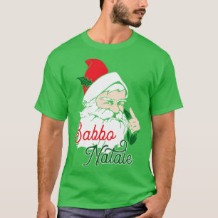Camiseta Gráfico de Babbo Natale Italian Santa Claus