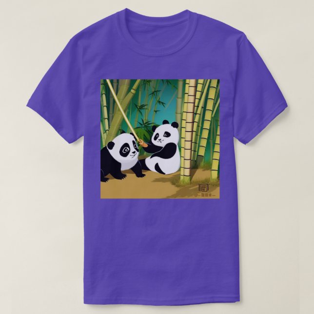 Camiseta Gráfico de Bamboo Babe Panda (Diseño del anverso)