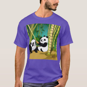Camiseta Gráfico de Bamboo Babe Panda