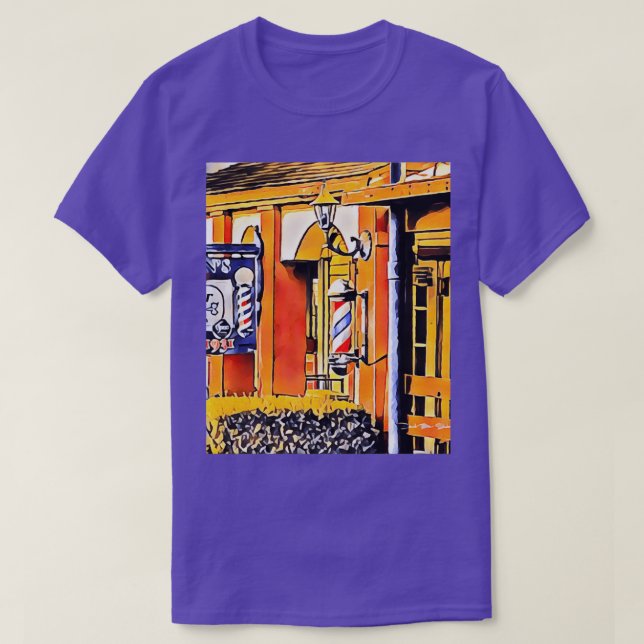 Camiseta Gráfico de Barber Shop 3 (Diseño del anverso)