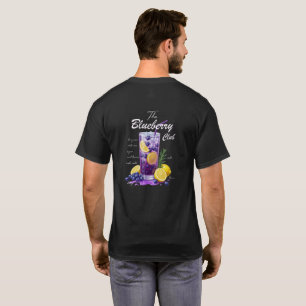 Camiseta Gráfico de Bebida de Limonada de Arándanos   Cócte
