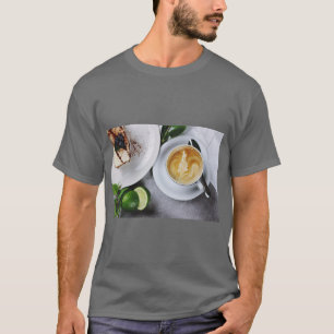Camiseta Gráfico de Bebida Refrescante