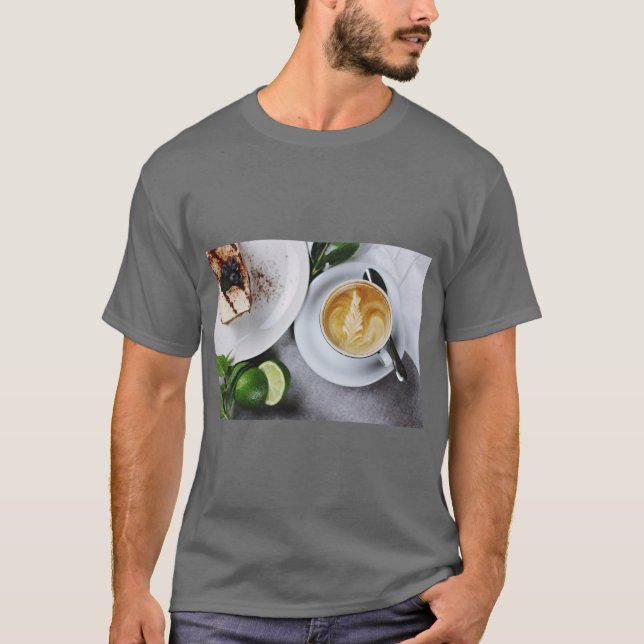 Camiseta Gráfico de Bebida Refrescante (Anverso)