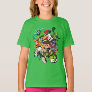 Camiseta Gráfico de Ben 10 Alien Rush