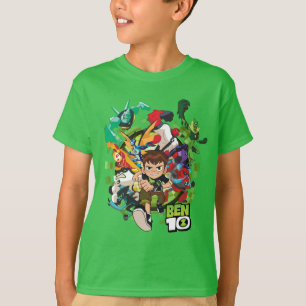 Camiseta Gráfico de Ben 10 Alien Rush