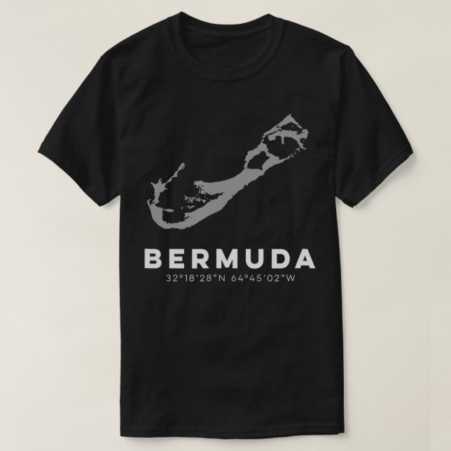 Camiseta Gráfico de Bermudas T (Diseño del anverso)