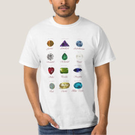 Camiseta Gráfico de Birthstone