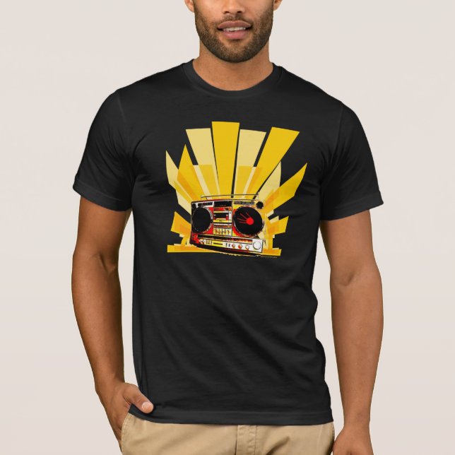 Camiseta Gráfico de Boombox (Anverso)