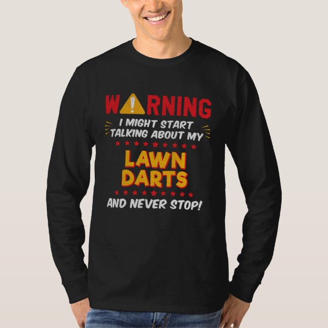 Camiseta Gráfico de broma de dardos de césped (Anverso)