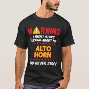Camiseta Gráfico de broma de instrumento musical de cuerno