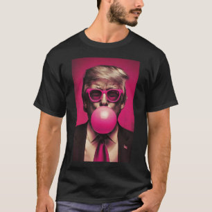 Camiseta Gráfico de Bubblegum rosado