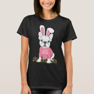 Camiseta Gráfico de Bulldog de Semana Santa Conejana de las