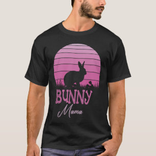 Camiseta Gráfico de Bunny Mama Rabbit Mom para mujeres y ca
