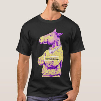 Camiseta Gráfico de caballo púrpura / citas motivacionales 