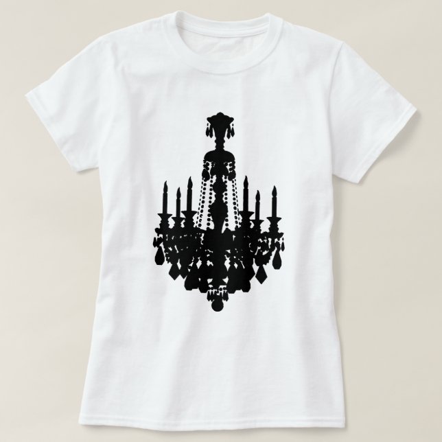 Camiseta Gráfico de candelabro antiguo (Diseño del anverso)