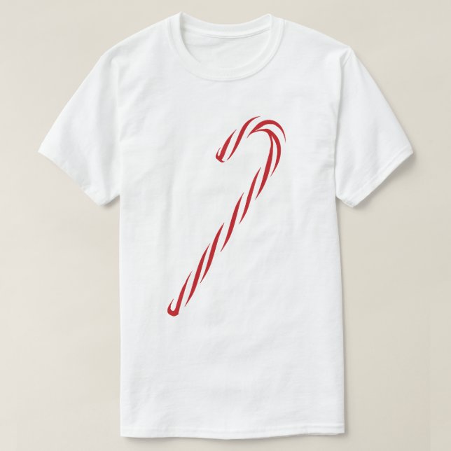 Camiseta Gráfico de Candy Cane (Diseño del anverso)