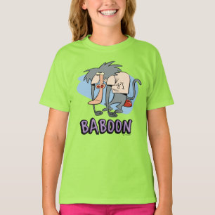 Camiseta Gráfico de caracteres de Baboon de I.R.
