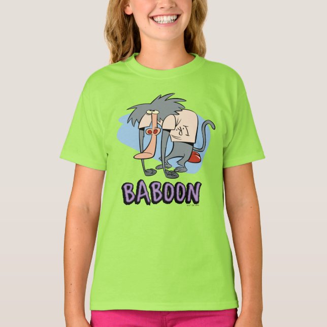 Camiseta Gráfico de caracteres de Baboon de I.R. (Anverso)