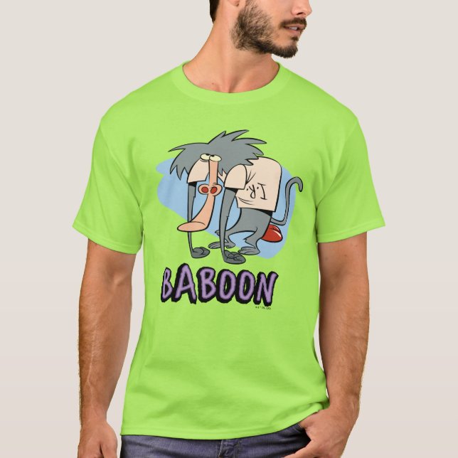 Camiseta Gráfico de caracteres de Baboon de I.R. (Anverso)
