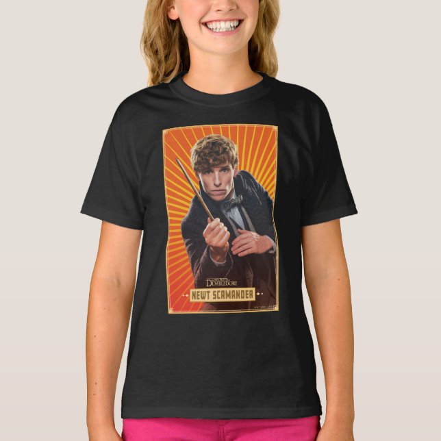 Camiseta Gráfico de caracteres de Newt Scamander (Anverso)