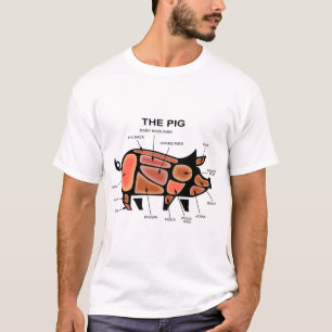 Camiseta Gráfico de carnicero de cerdos