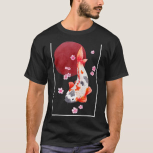 CAMISETA GRÁFICO DE CARPA KOI JAPONESA 1