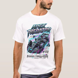Camiseta Gráfico de carreras Apex Predator Neon F1