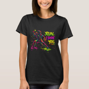 Camiseta Gráfico de catcher de sóftbol femenino con salpica