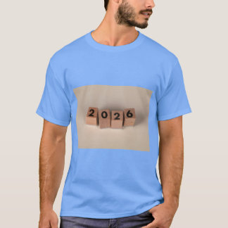 Camiseta Gráfico de Celebración de Año Nuevo