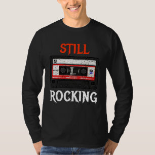 Camiseta Gráfico de cinta de casete de Rock Clásico Años 80