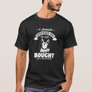 Camiseta Gráfico de cita de lealtad de perro pastor alemán