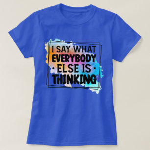 Camiseta Gráfico de Cita Divertida
