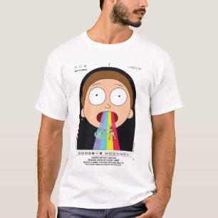 Camiseta Gráfico de citas de Morty Goodbye Moonmen