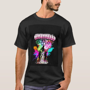 Camiseta Gráfico de colores de sombra de marshmello
