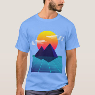 Camiseta Gráfico de computadoras nostálgicas de los años 80