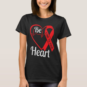Camiseta Gráfico de Conciencia sobre Enfermedades del Coraz