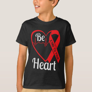 Camiseta Gráfico de Conciencia sobre Enfermedades del Coraz