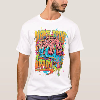 Camiseta Gráfico de conjunto de mentalidad creativo