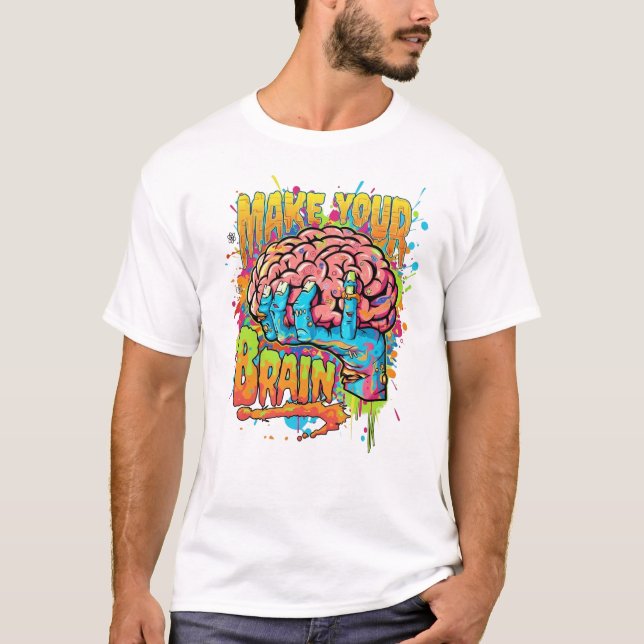 Camiseta Gráfico de conjunto de mentalidad creativo (Anverso)
