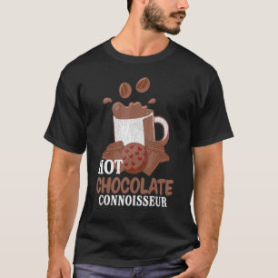 Camiseta Gráfico de consumo de alimentos de chocolate calie