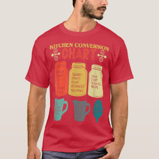 Camiseta gráfico de conversión de cocina divertida chef4