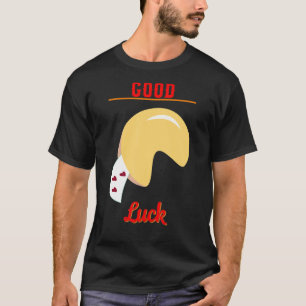Camiseta Gráfico de Cookie Sayings de Buena Suerte Fortune