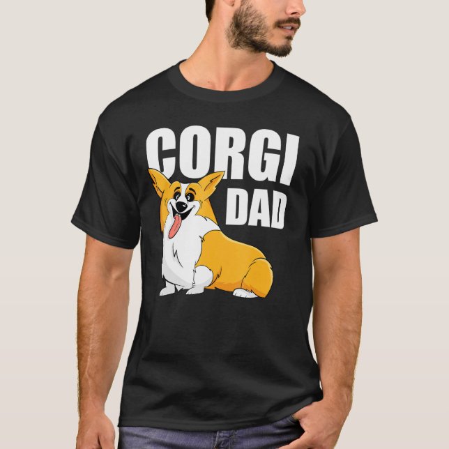 Camiseta Gráfico de Corgi Welsh para hombres (Anverso)