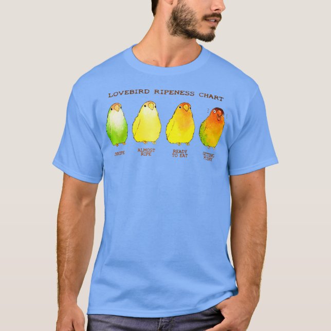 Camiseta Gráfico de corrección de Lovebird (Anverso)