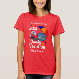 Camiseta Gráfico de crucero de vacaciones familiares perso