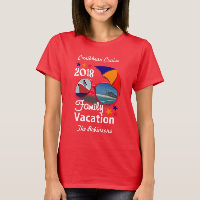 Camiseta Gráfico de crucero de vacaciones familiares person (Anverso)