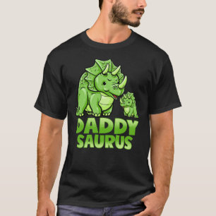 Camiseta Gráfico de Daddysaurus Dinosaur