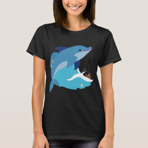 Camiseta gráfico de delfín